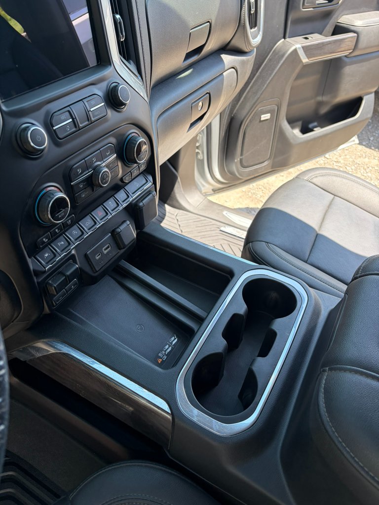 Detailed interior console