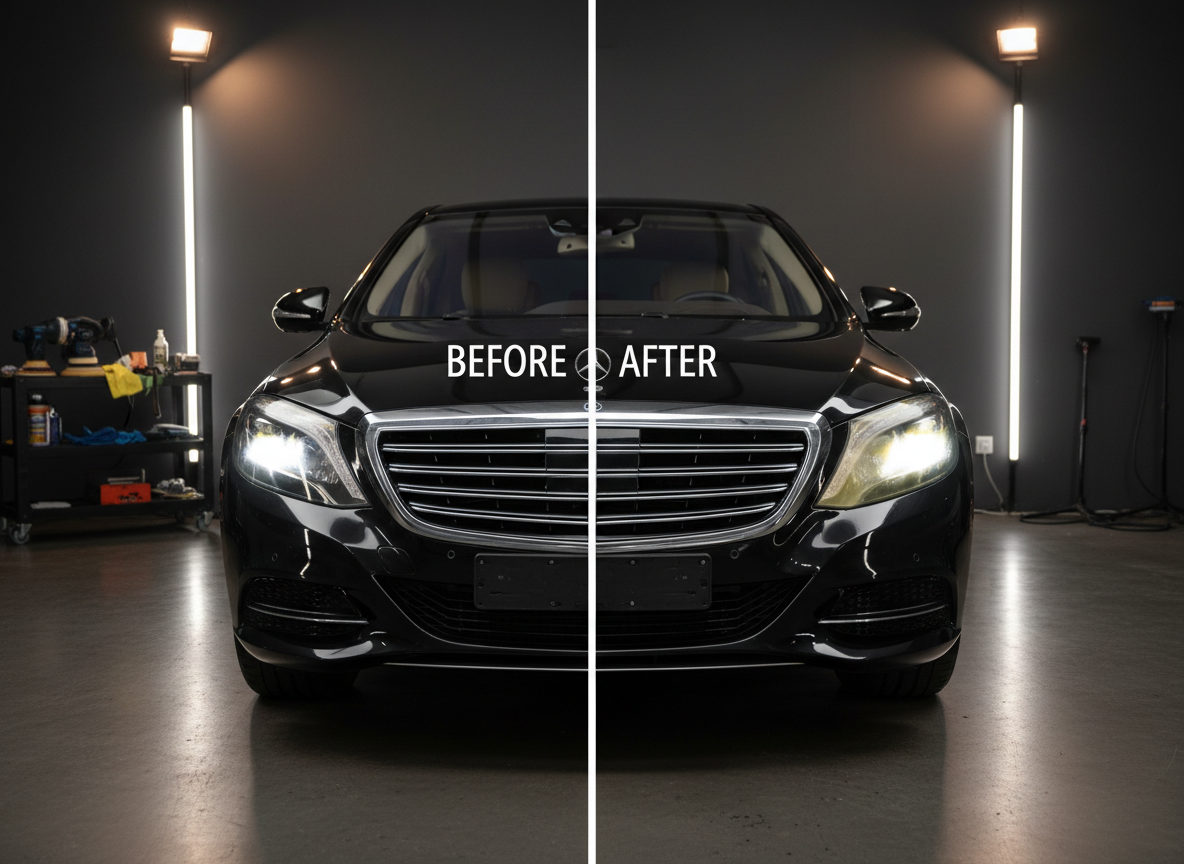Headlight Restoration service