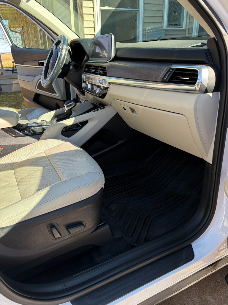Interior wipe-down result