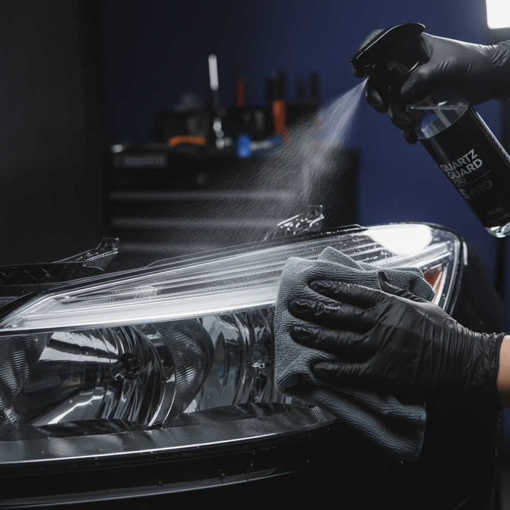 UV sealant application