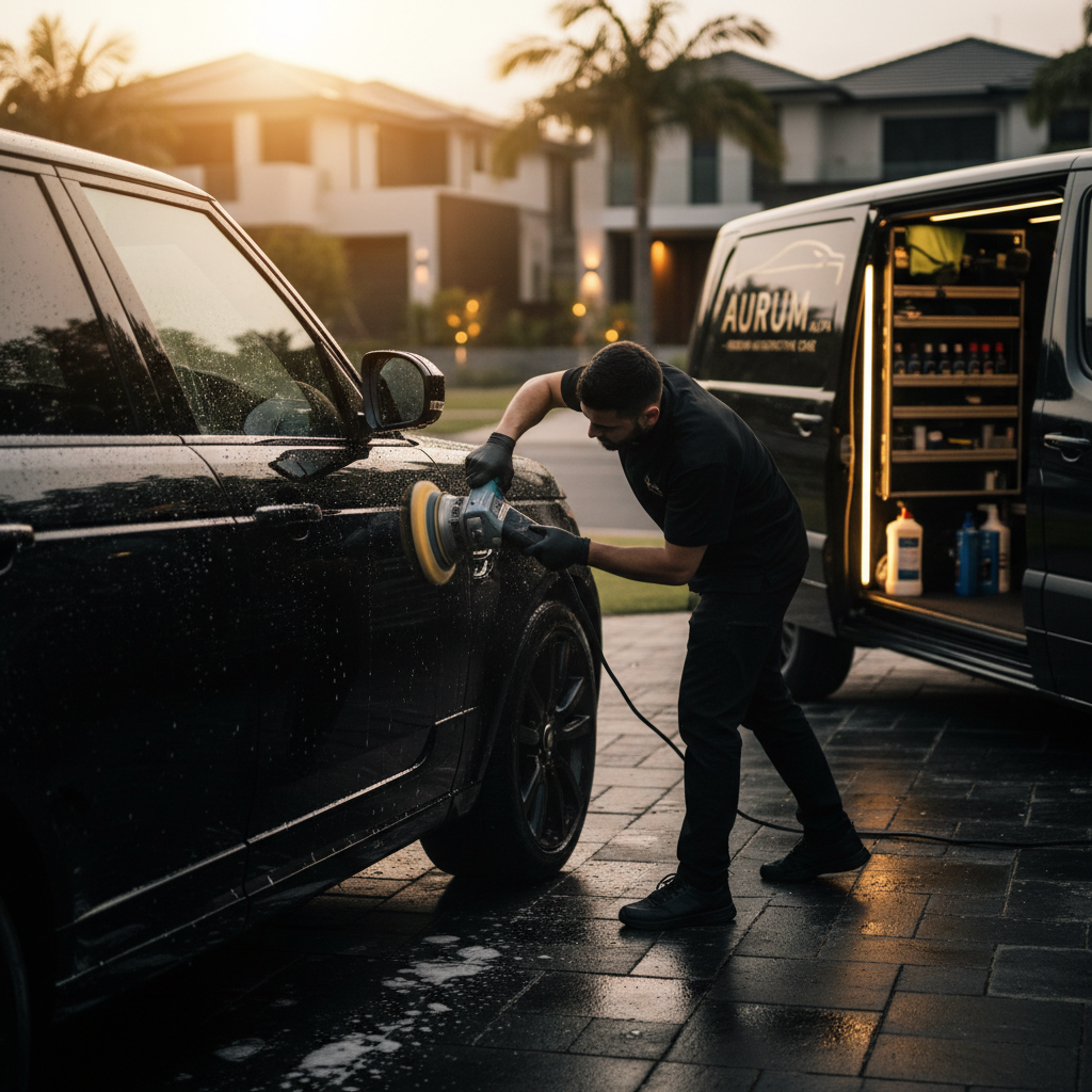 Mobile car detailing Ipswich QLD - Ameluxe Detailing professional exterior wash and polish