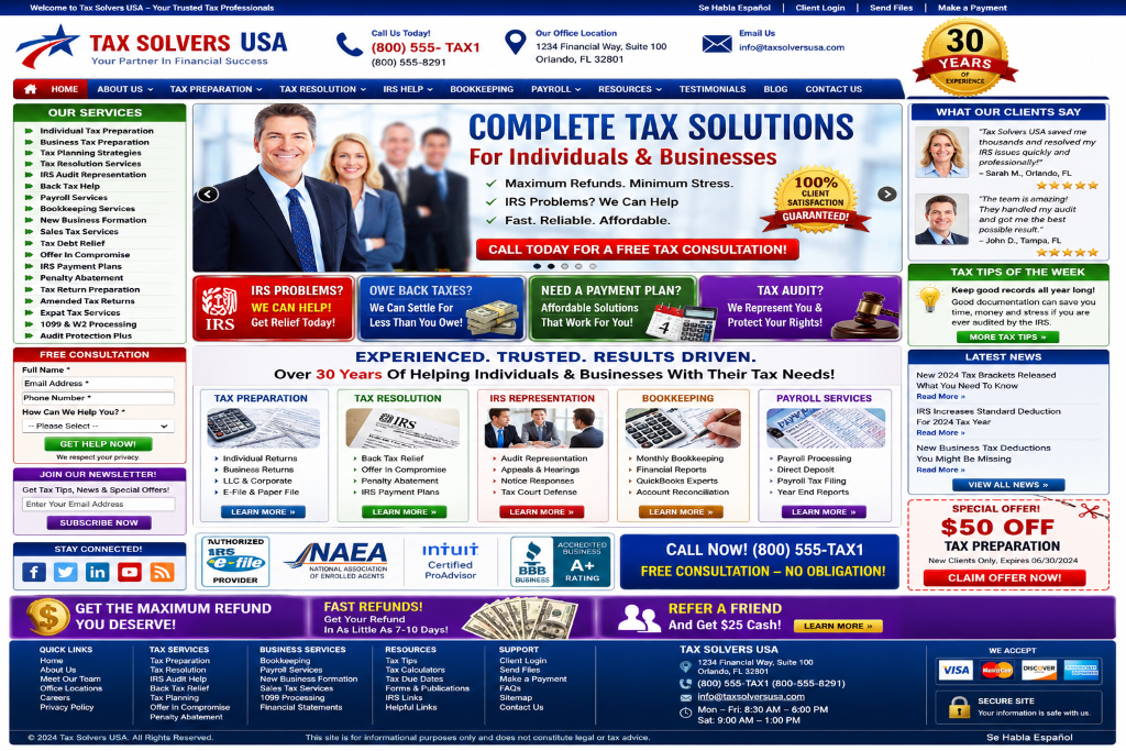 Traditional website