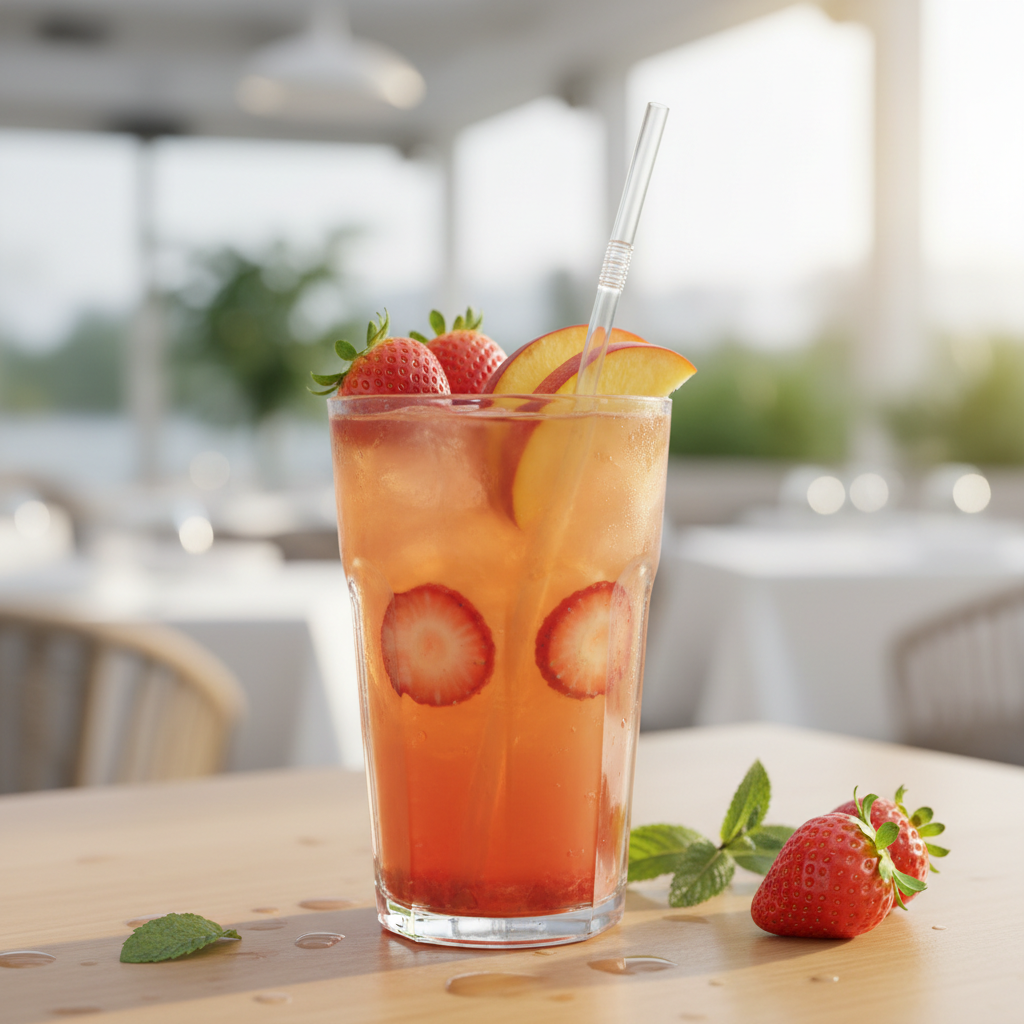 Strawberry Peach Lemonade