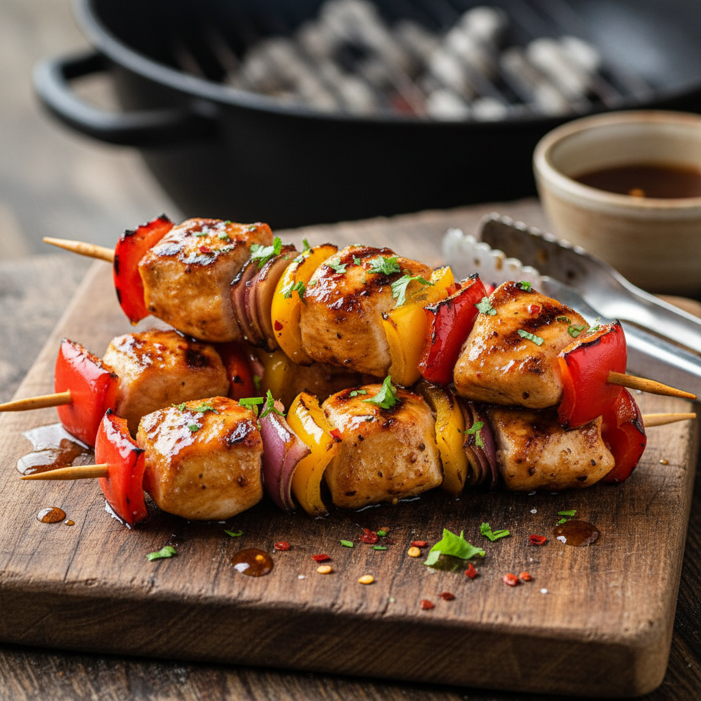 Grilled Chicken Skewers
