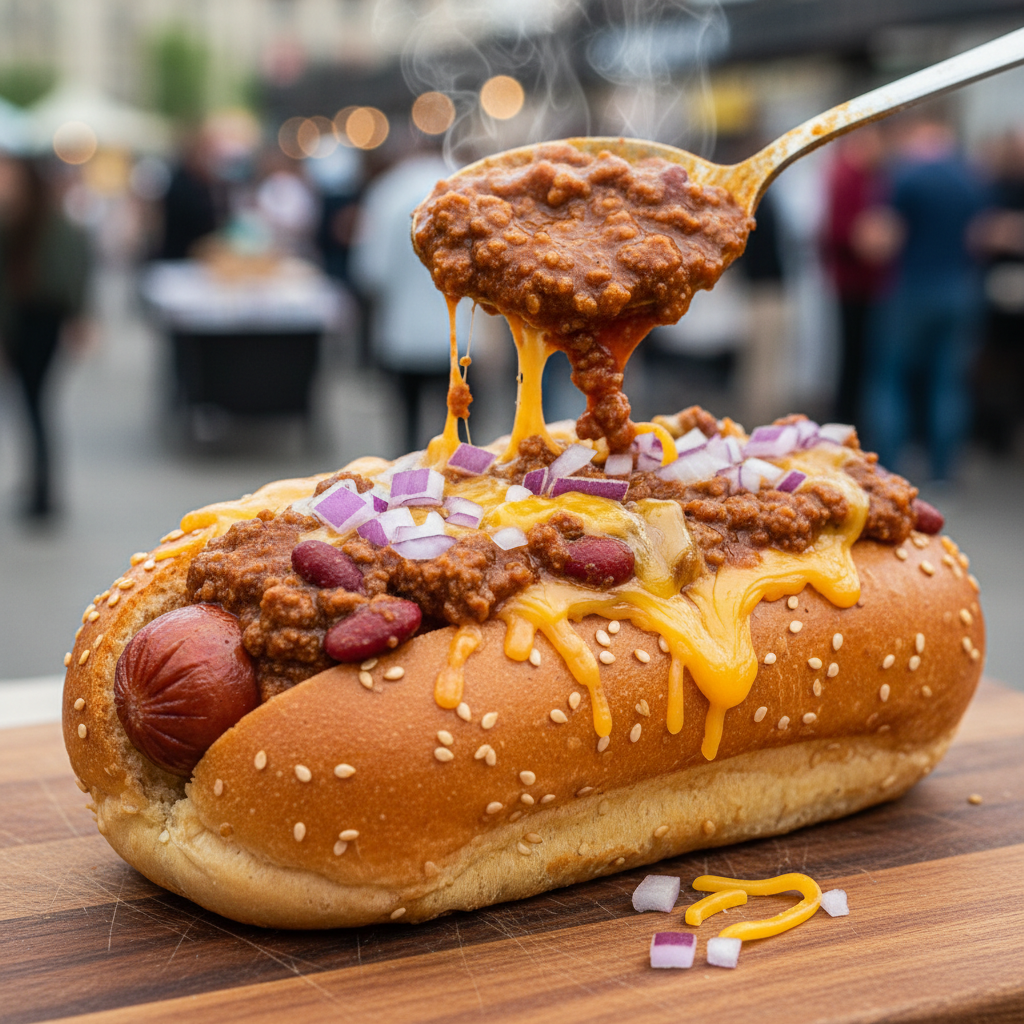 Hot Dog with Chili