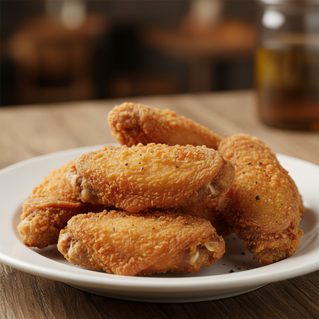 Plain Crispy Breaded Wings