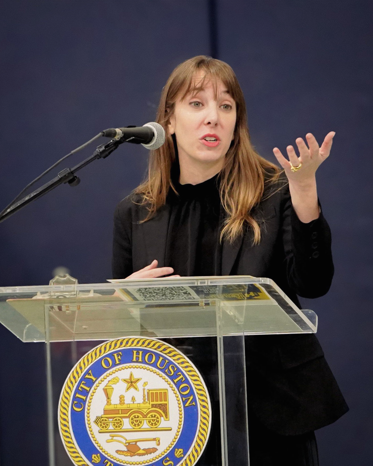 Former Houston City Councilwoman Abbie Kamin sworn in as Harris County Attorney