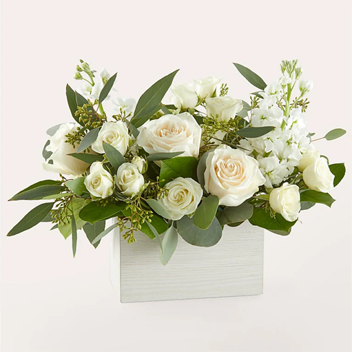 Fresh Linen Vase Arrangement