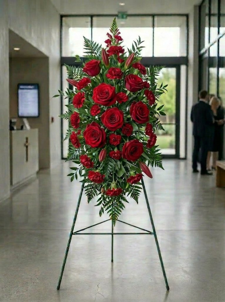 Sacred Remembrance Standing Spray