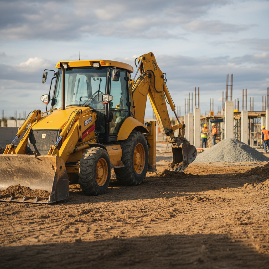 CAT 420F2 backhoe loader for infrastructure and services works