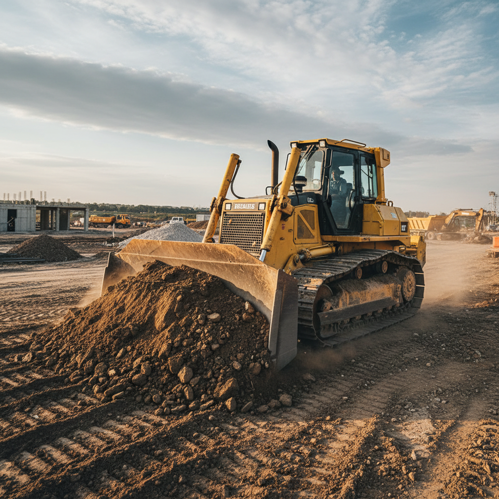 CAT D6T bulldozer for pushing material and clearing land