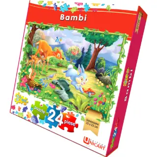 Puzzle 24 piese - Bambi 33x23 cm