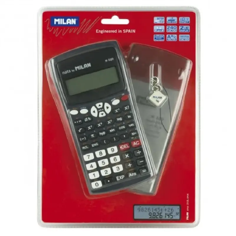 Calculator Stiintific 10 DG Milan Negru (M240N)
