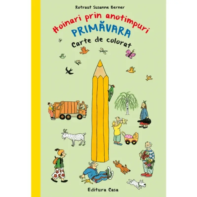 Carte de colorat - Hoinari prin anotimpuri. Primăvara