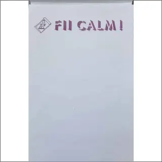 Bloc notes "Fii Calm" 50 de file