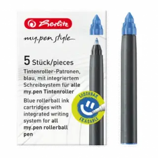 REZERVA ROLLER MY.PEN ALBASTRA SET5 CUTIE CARTON