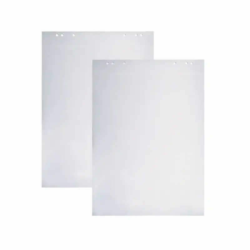 Hartie alba pentru flipchart, 100x65 cm, velina, 20 coli/top