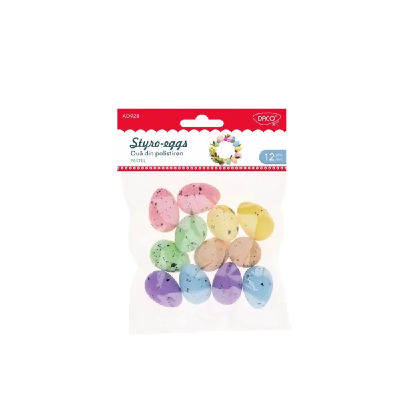 Accesorii craft - AD928 Oua polistiren 3.5 cm