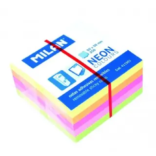 Bloc Notes Adeziv 50x50 5 Culori Neon Milan