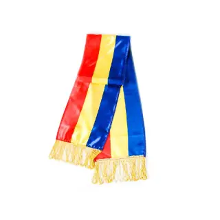 Esarfa tricolora satin 150X18,5cm