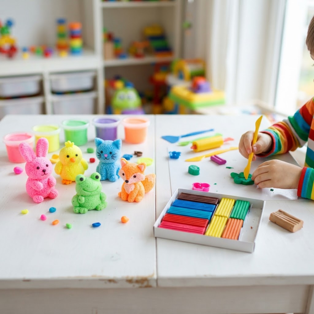 Plastilină ușoară sau clasică: ce se potrivește fiecărei vârste
