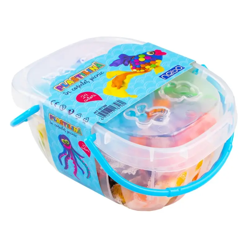 Plastilina Cosulet picnic, 24 buc/set - NEBO