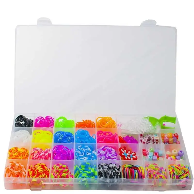 Set creativ elastice, 950 piese