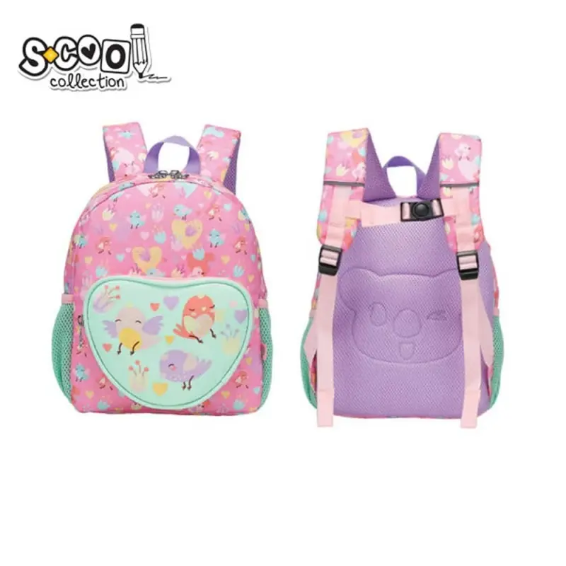 Ghiozdan Gradinita Birds 31 cm Roz