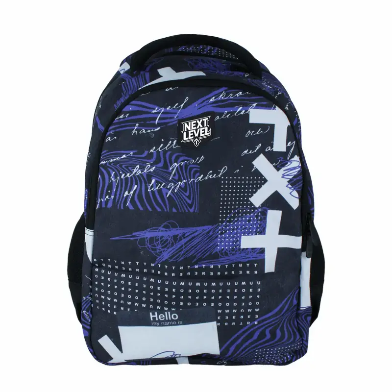 Ghiozdan Next Level 2in1 colectia Hello 4 comp 48x33x23cm