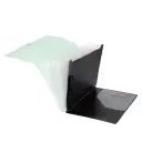 Mapa Strigo PP, A4, 13 compartimente, inchidere cu elastic, clips metalic, menta SF051 3