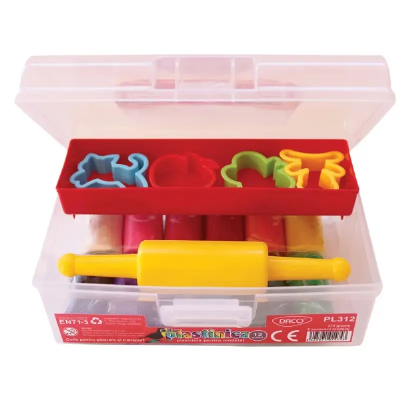 Plastilină Cutie 12x31 g Plastinica DACO