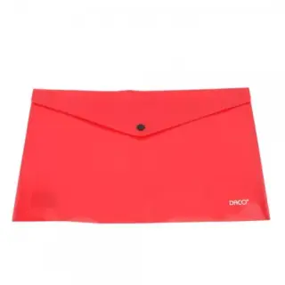 Mapa Plastic A4 Cu Capsa Rosie