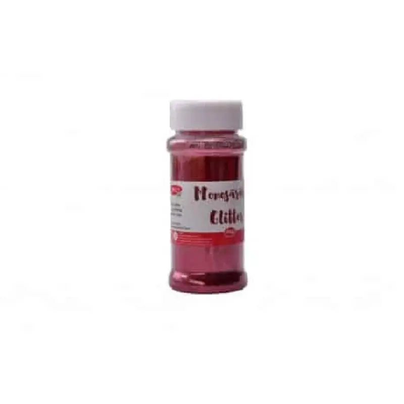 Pudra Glitter Monosararita 60g DACO Rosu