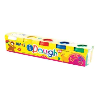 Plastilina Amos iDough, modelaj, 5 bucati/set