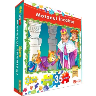 Puzzle 35 piese - Motanul Incaltat 33x23 cm