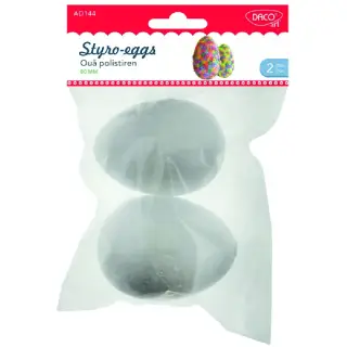Accesorii craft - AD144 Oua polistiren 8 cm