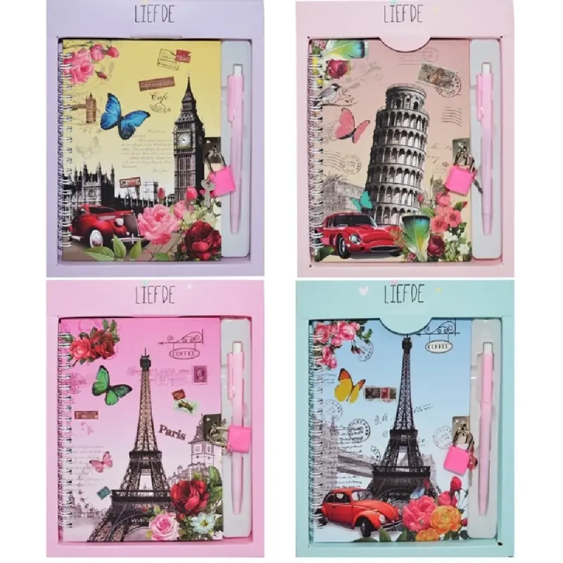 Jurnal Cu Lacat si Pix, Orase