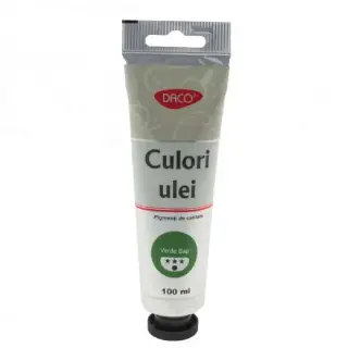 Culori ulei, 100 ml Verde Sap, Daco