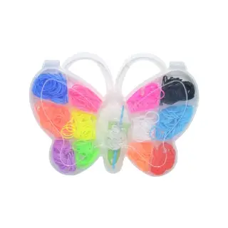 Set creativ elastice, 360 piese, Fluturas