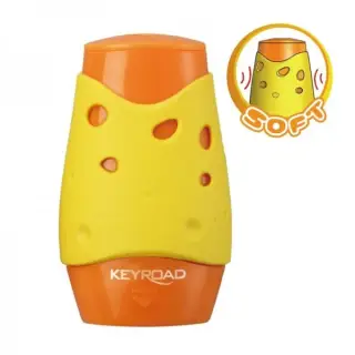 Ascutitoare Keyroad Softy, plastic, 2 orificii, cu rezervor 