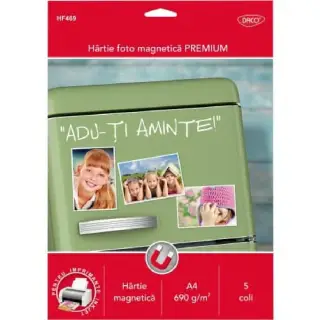Hartie Foto Magnetica A4 690g 5coli Daco (HF469)