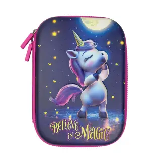 Penar neechipat 3D, 1 fermoar, 22.5x15.5x6 cm, BEELIEVE IN MAGIC - S-COOL