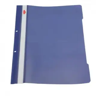 Dosar plastic cu sina metalica Albastru Inchis