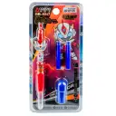 Stilou din plastic, cu mecanism, cerneala termosensibila + rezerve 3