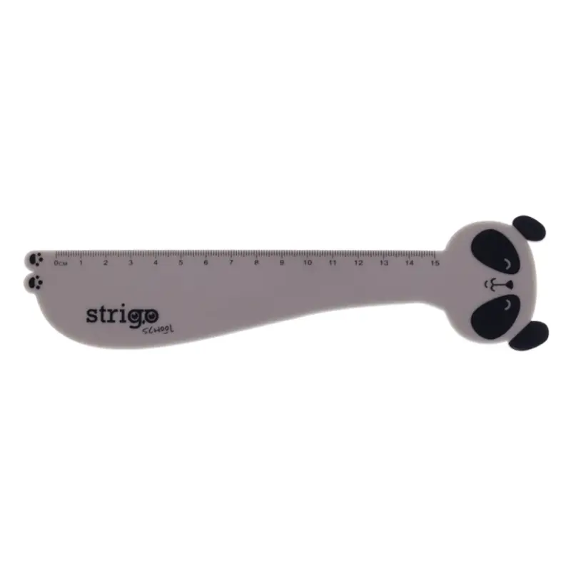 Riglă Strigo plastic Panda 15 cm