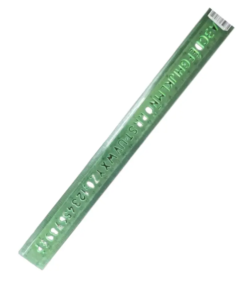 Rigla/Liniar 30 cm Litere si Cifre