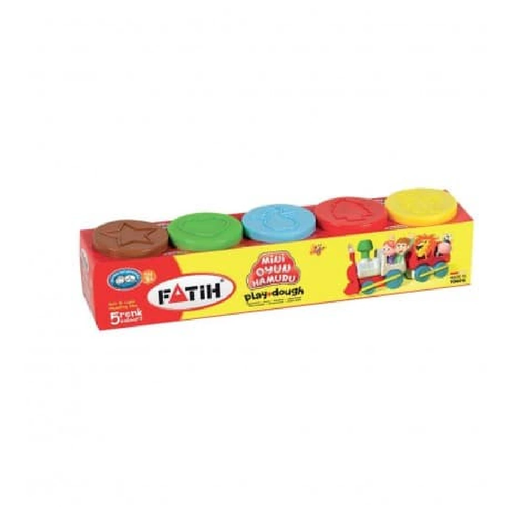 Plastilina usoara Modeling Dough Neon 5x50g FATIH