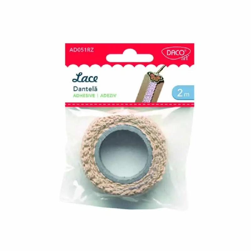 Accesorii craft - AD051 dantela autoadeziva Roz