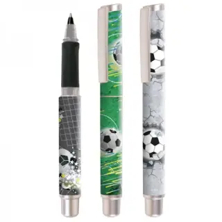 Roller Cresco GoPen, 0.7mm, corp plastic diverse culori, model Fotbal