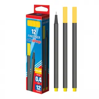 Fineliner galben, 0.4mm - OFFISHOP